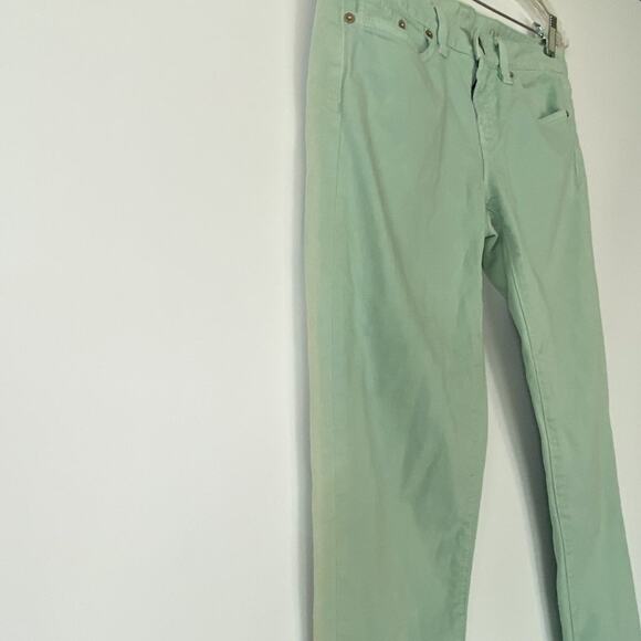 J. Crew Mint Green Toothpick Skinny Jeans Denim - Picture 6 of 13